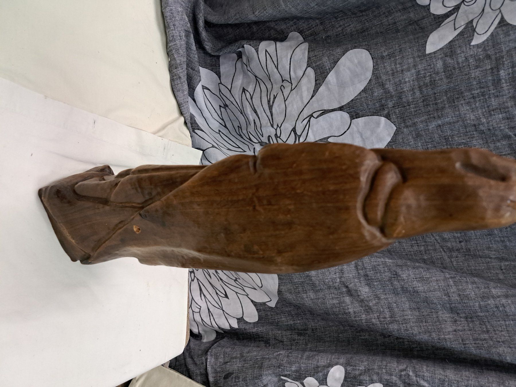 Figuren: Antike Madonna mit Kind aus Holz – Gebraucht aus Grossdietwil von mahsoumi 3