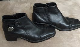 Bottines basses peu portées Noires/Stiefel  Schwarz