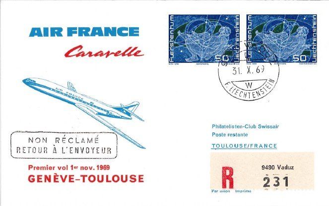 Tutti i francobolli: FL 13 Luftpost- R-Briefe – Usato da Bellach venduto da qsearch 4