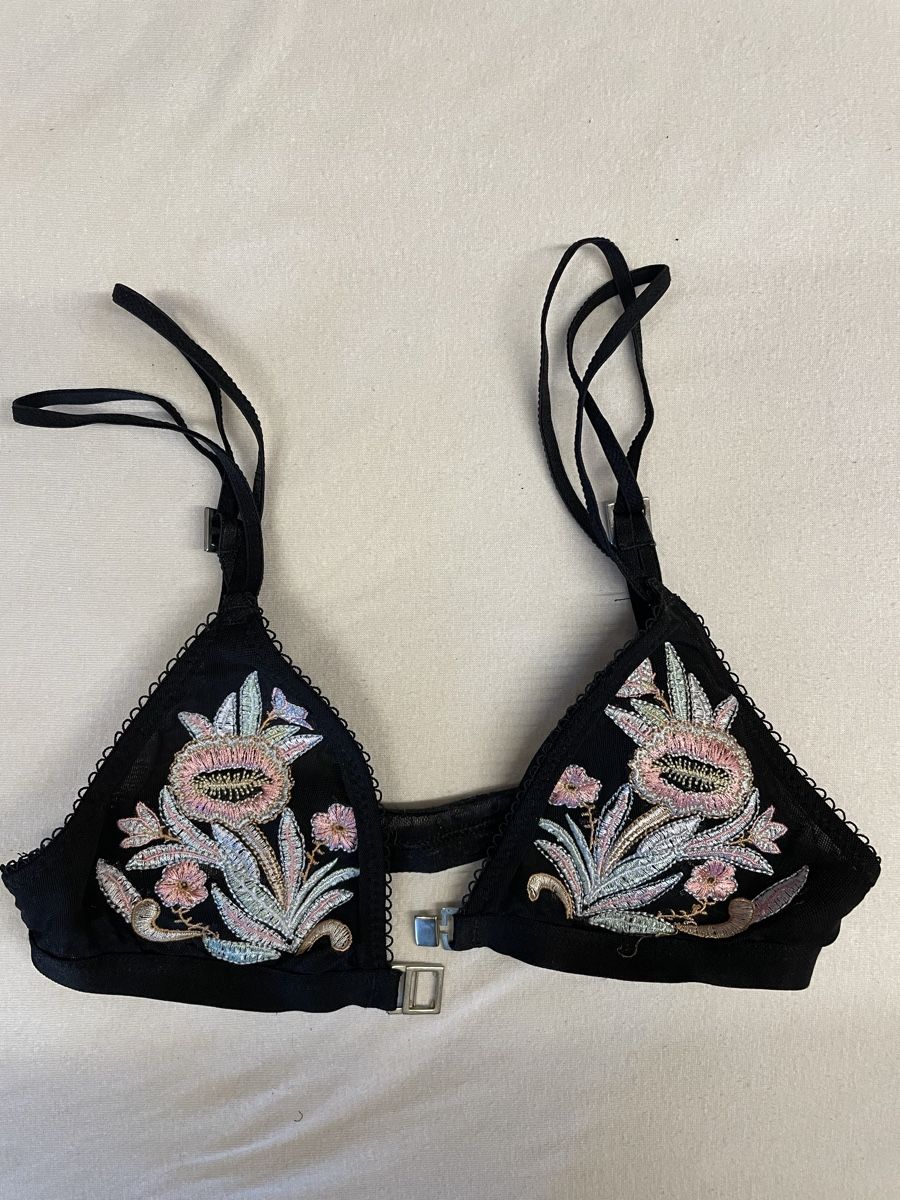 Altra biancheria intima: Bralette mit Blumenmuster – Nuovo (secondo la descrizione) da Lenggenwil venduto da mai_2m5q