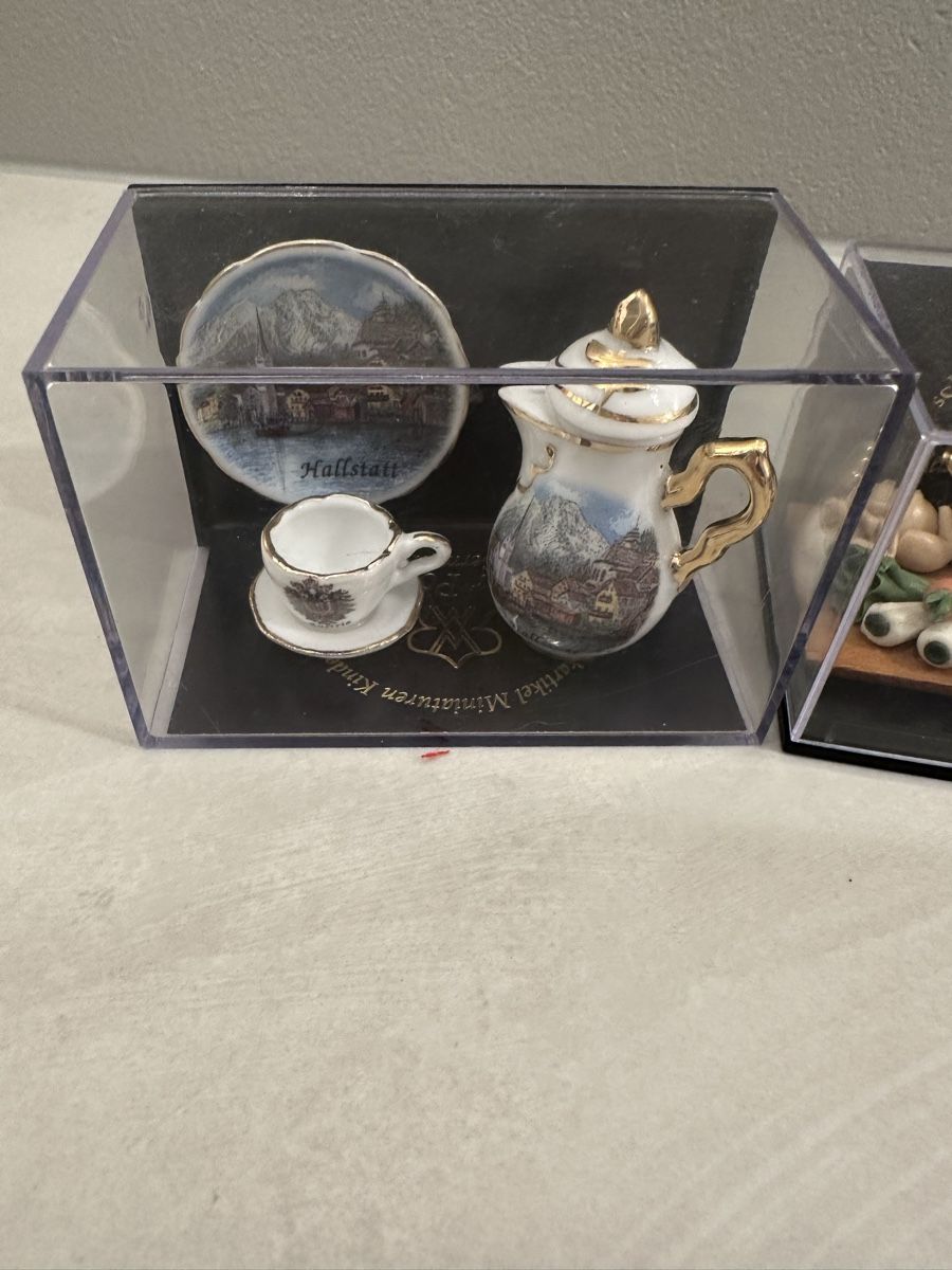 Tutte le decorazioni: Reutter Porzellan Miniaturen 3 Sets – Nuovo e nell'imballaggio originale da Nebikon venduto da Vanessa2003 4