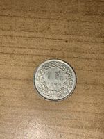 1 Schweizer Franken aus Silber JG 1964