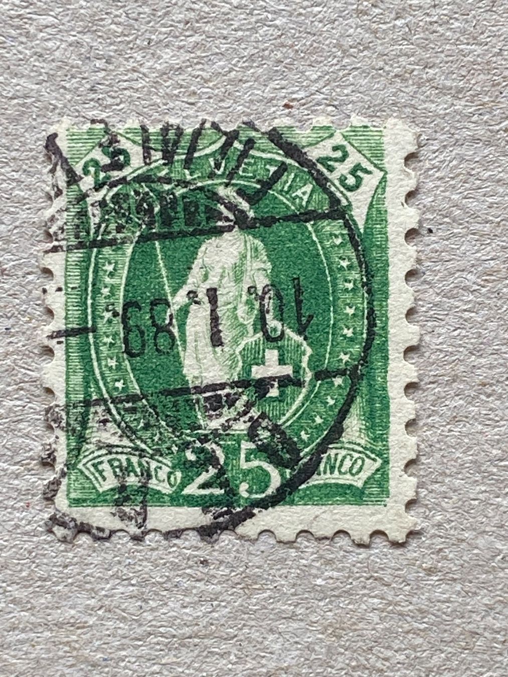 Alle Briefmarken: 67B, Bern – Gebraucht aus Aarau von hilde47
