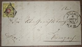 Rayon 16 II Faltbrief Typ 17 D - LU Mit Zierstempel Willisau