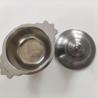 6 Stk. John Somers Zinn (Suppen-) Schale mit Beutel,  übe3kg