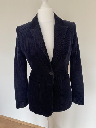 Mango Cord Blazer, Grösse S, Dunkelblau - Top Zustand!