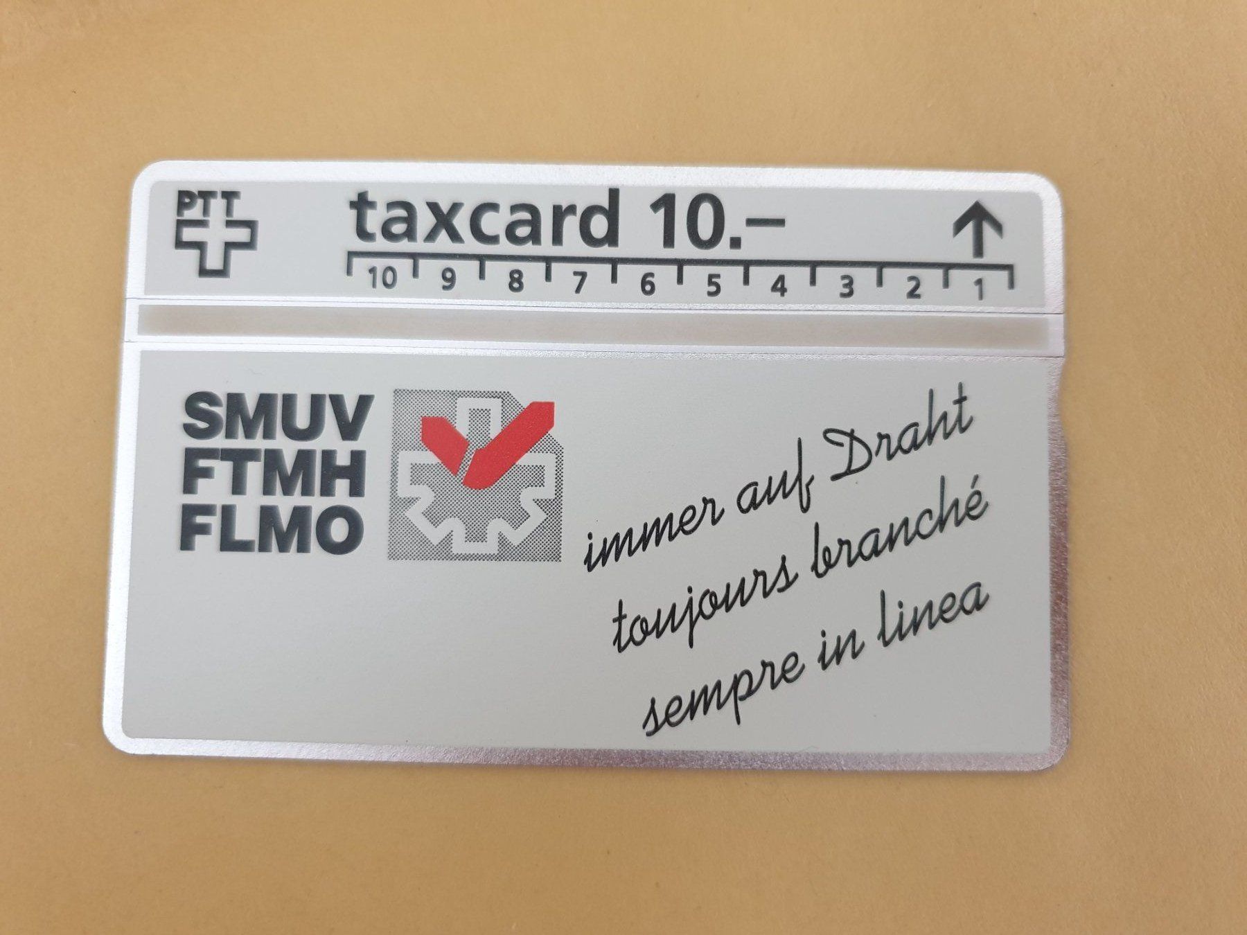 Telefon- & Taxkarten: SMUV 209L ungebr – Gebraucht aus Rain von chesz