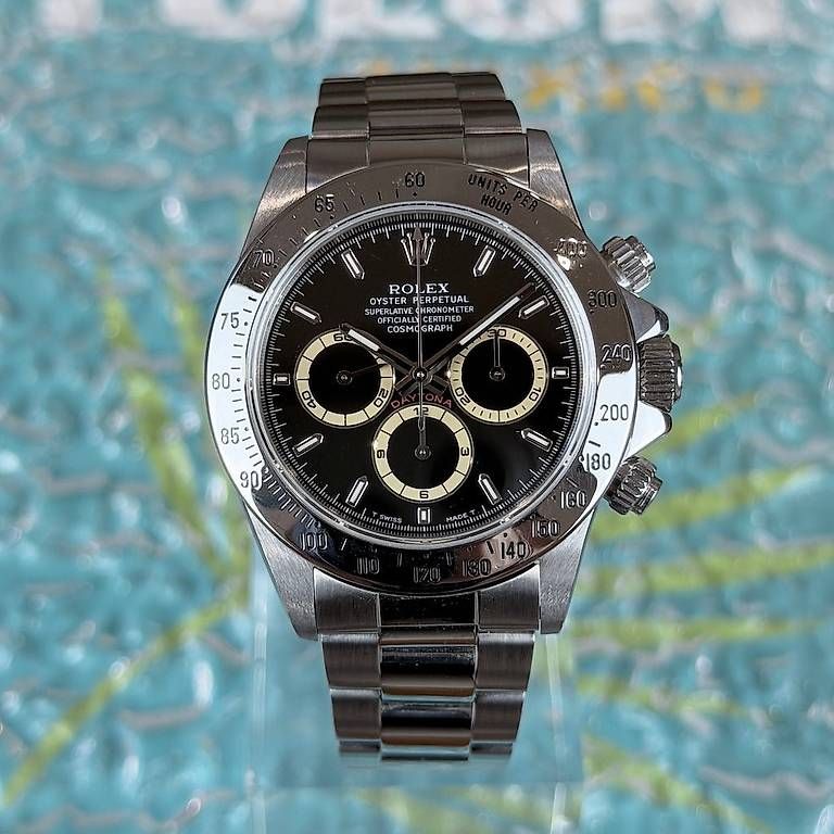 Montres: Rolex Daytona Zenith "Patrizzi" 16520 – D'occasion à Genève par minty.watches
