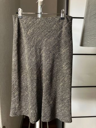 Tara Jarmon - jupe de tailleur 3/4 trapèze en tweed