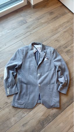 Stylischer Herren Blazer in Grau, Grösse 52, top Zustand