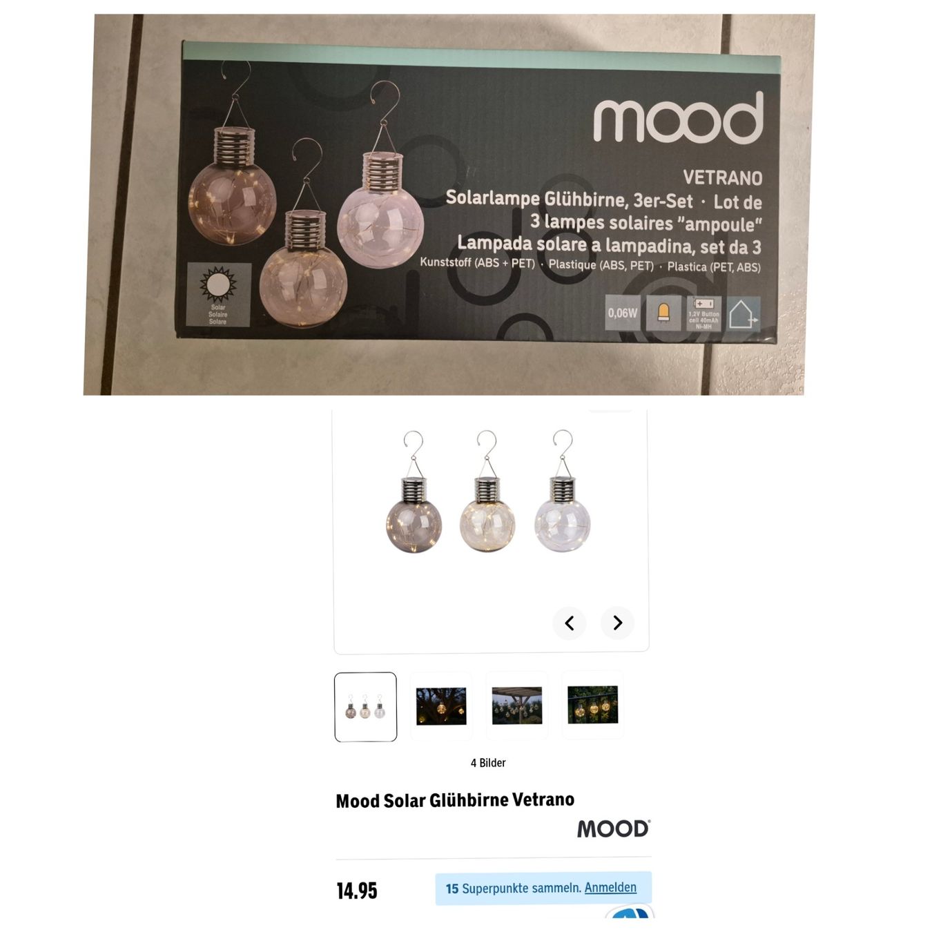 Mood Lampade: Aussenbeleuchtung – Nuovo e nell'imballaggio originale da Solothurn venduto da Uemit1980 1