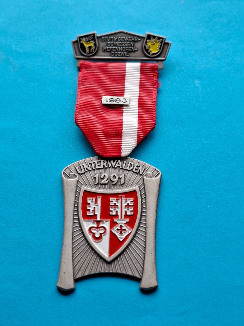 Medaglie: Unterwalden 1291 )A559) – Usato da Schwanden GL venduto da Suvorov 2