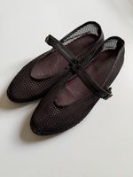 Flabelus Netz Ballerinas mit Riemchen Gr. 38
