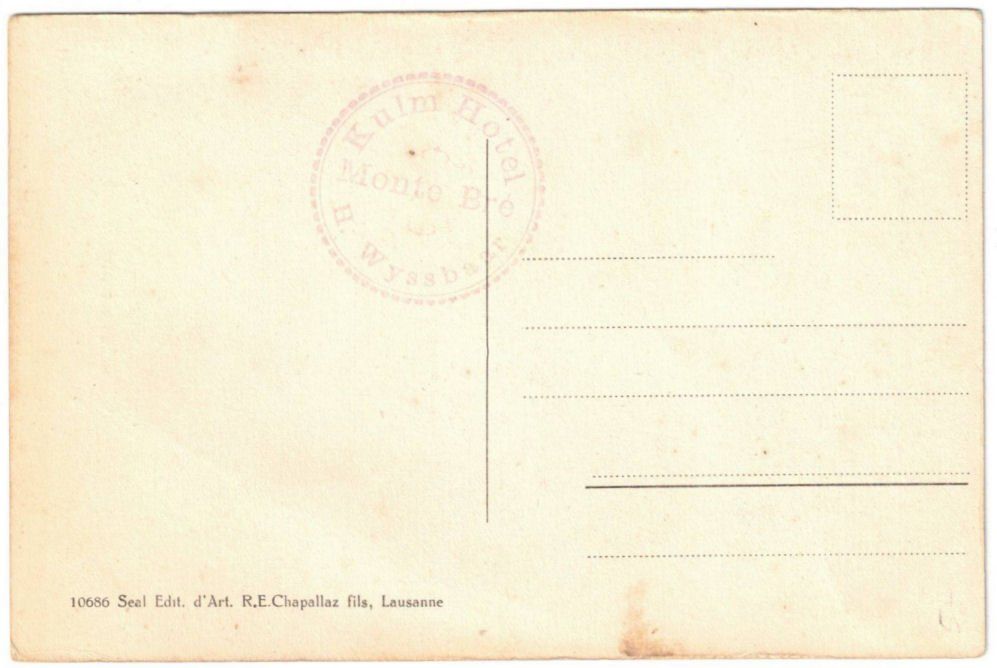 Cartoline postali: Lugano mit Standseilbahn Monte Bré – Usato da Binningen venduto da Mountainrider 1