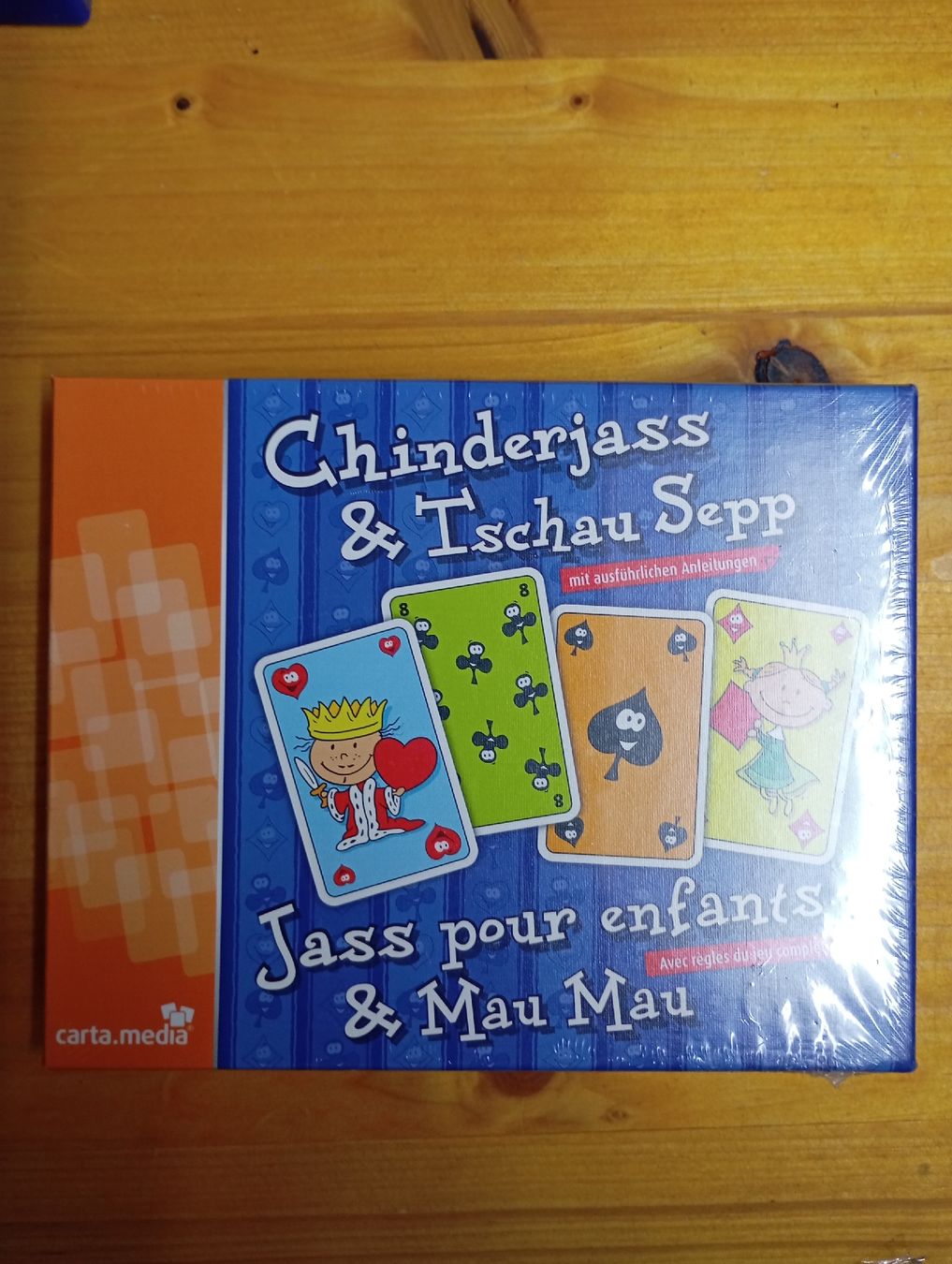 Giochi: Chinderjass & Tschau Sepp – Nuovo e nell'imballaggio originale da Winterthur venduto da pjuma01