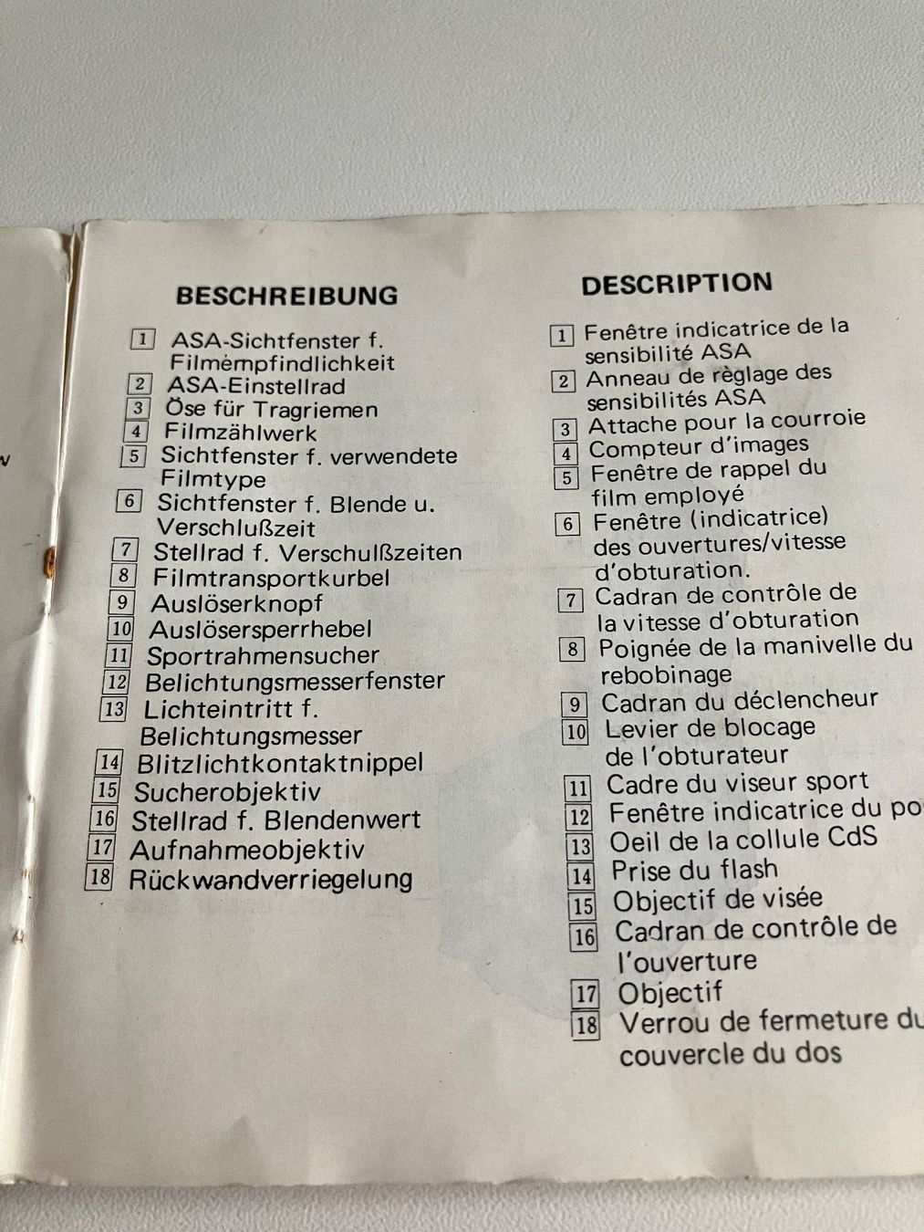 Documenti: MAT-124G, Gebrauchsanleitung – Usato da Bättwil venduto da Profi44 2