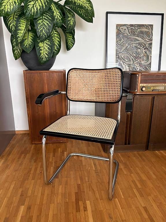 Chaises: 6 Freischwinger-Stühle mit Geflecht – D'occasion à Vaduz par car_xnh5 1