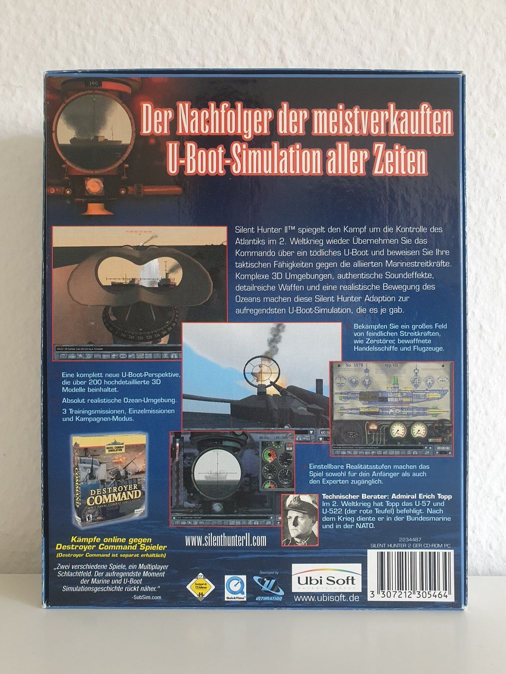 Giochi: PC Games Silent Hunter 2 (2001) Big Box – Usato da Greifensee venduto da perfectioN88 2