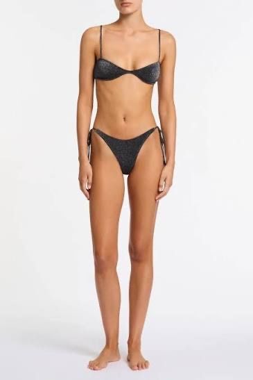 Costumi da bagno & Bikini: TRIANGL sexy Bikini black schwarz sparkle glitzer silber S – Nuovo (secondo la descrizione) da Rüschlikon venduto da megi 1