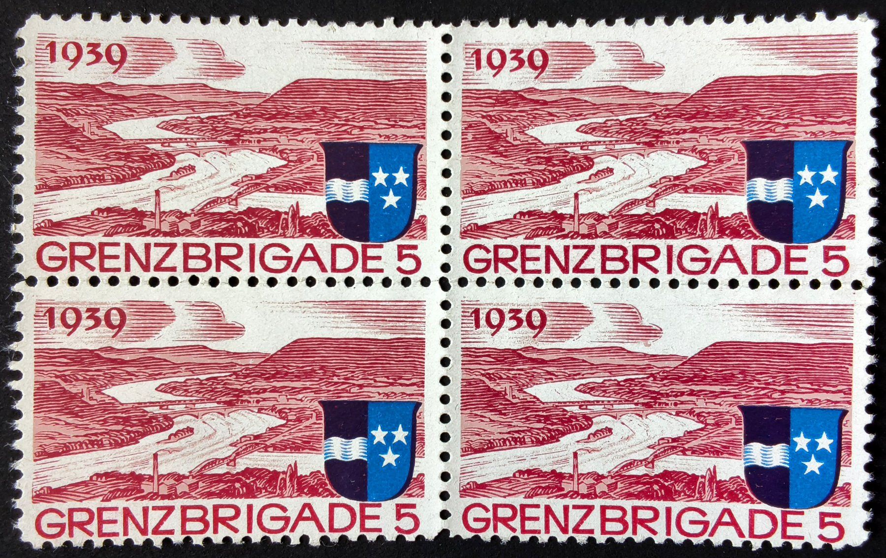 Alle Briefmarken: Grenz Brigade 5, rot, 2.WK, Wi Gz 27- – Gebraucht aus Niederuzwil von LichtPhil