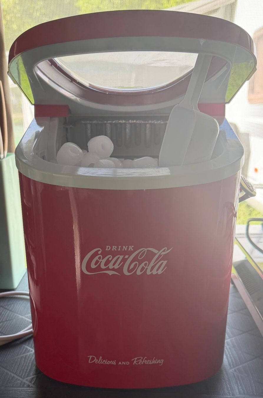 Elettrodomestici da cucina: Coca Cola Eiswürfelmaschine rot, mit Schaufel – Usato da Trimmis venduto da Bros78 5