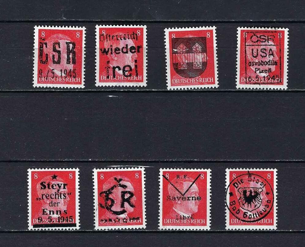 Alle Briefmarken: Hitler mit Aufdruck ** – Neu und originalverpackt aus Altstätten SG von Nandodax