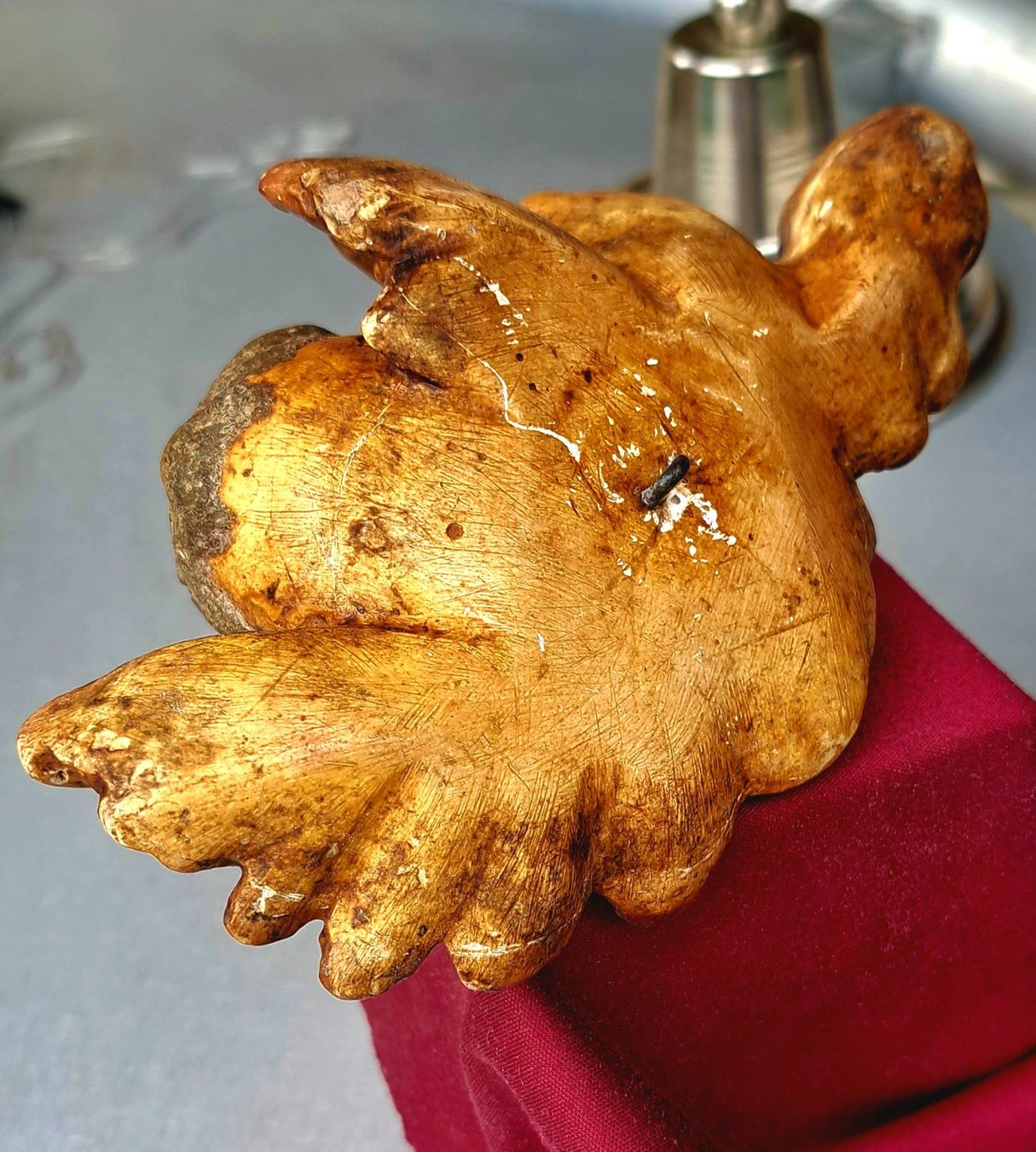 Sculture & Statue: Barockes Wandobjekt 12cm aus Ton – Usato da Egnach venduto da ASTROFRITZ 1