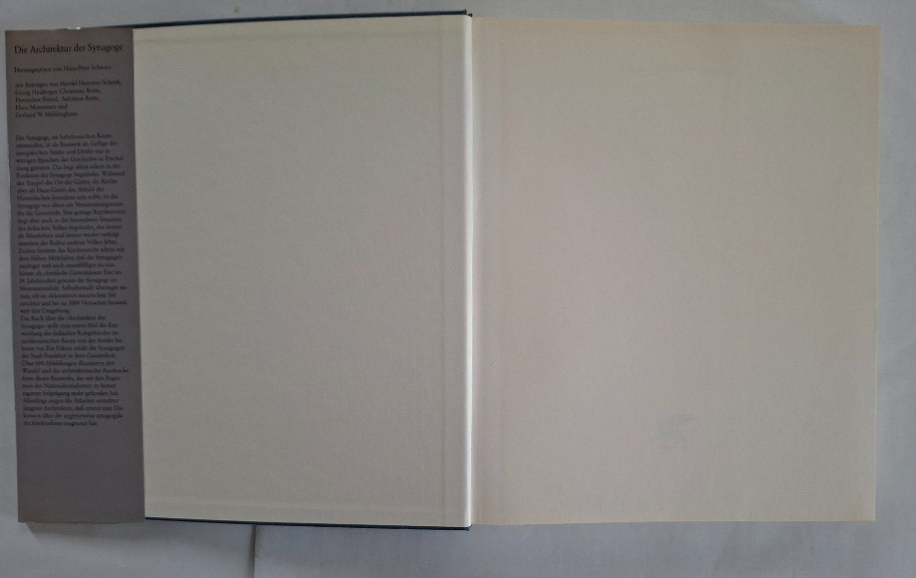 Libri: Architektur der Synagoge - Klett-Cotta – Usato da Opfikon venduto da Diversamente 3