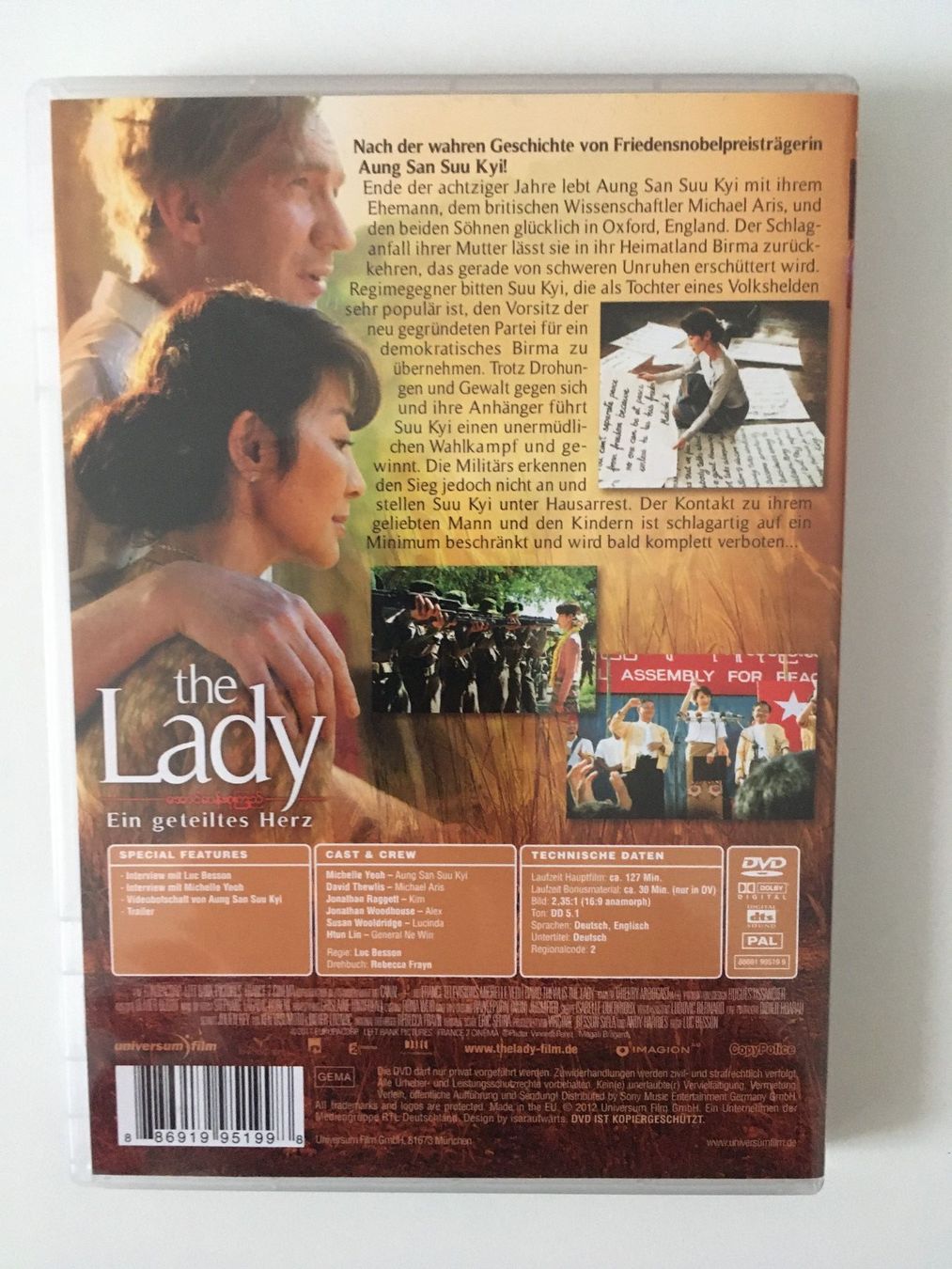 Tutti i DVDs: The Lady - Ein geteiltes Herz (DVD) – Usato da Arbon venduto da HelFer01 1