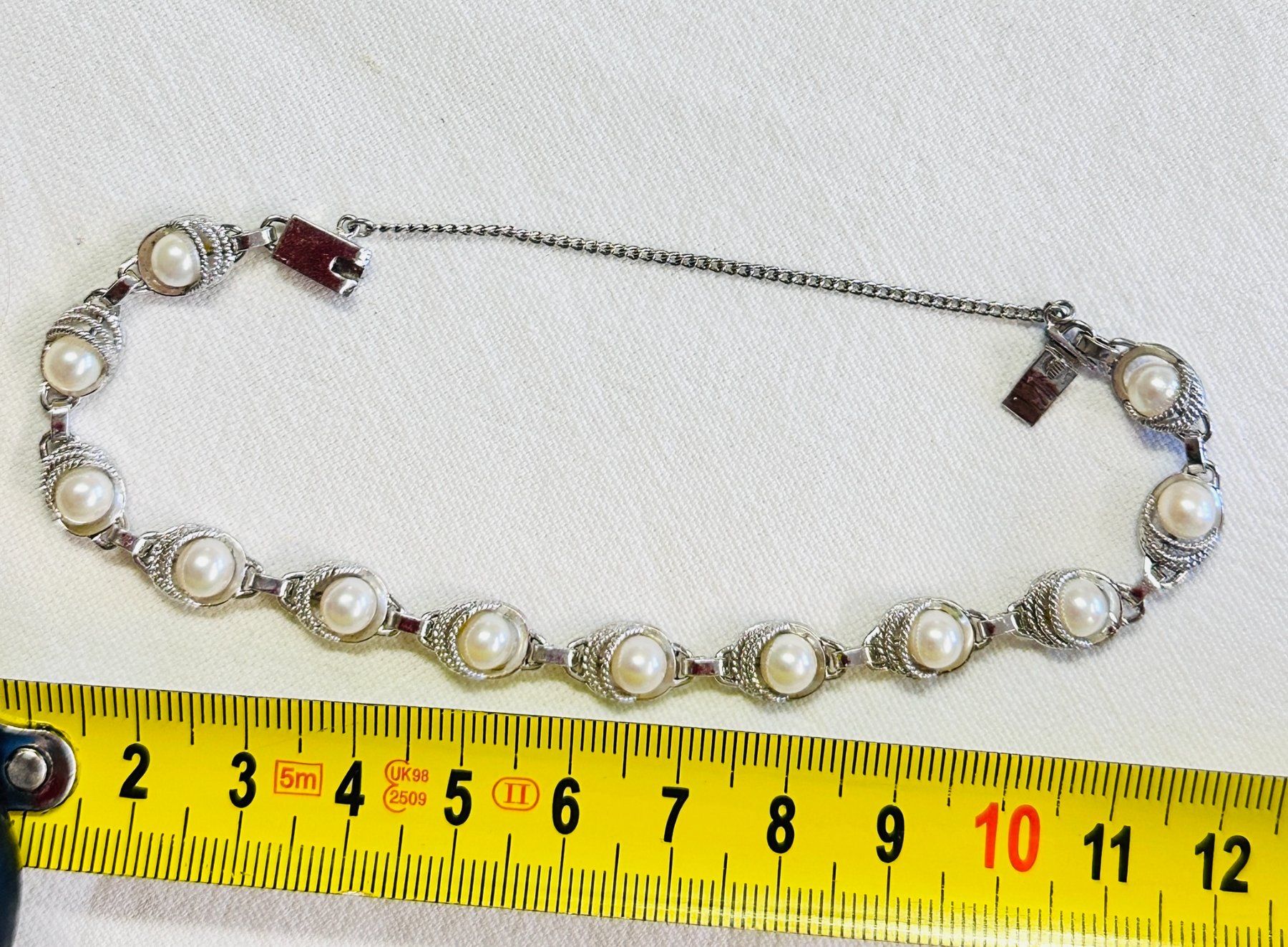 Bracciali & Braccialetti: Wunderschönes 925 Sterling Silber Perlenarmband – Usato da Oberrüti venduto da siyito 9