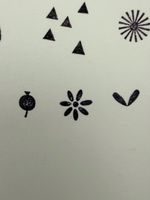 Rubber stamp: flower