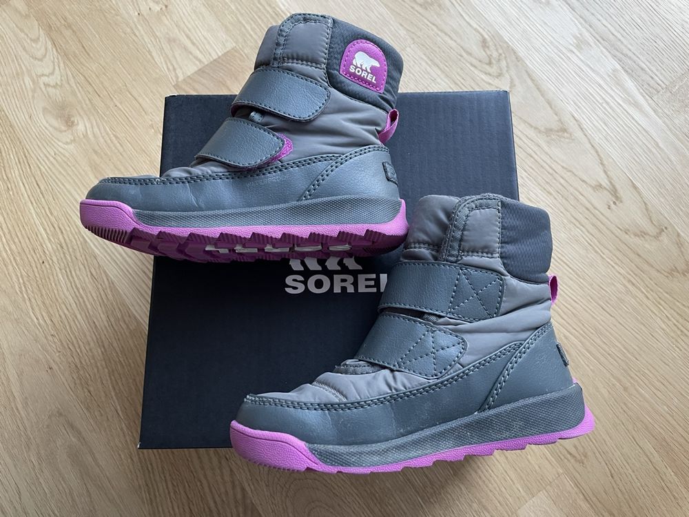 Sorel Scarpe per ragazzi: SOREL Winterstiefel Whitney mit Klett Gr 27 – Usato da Zürich venduto da sunnaschie 2