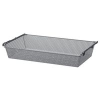 2x IKEA Komplement Metalldrahtkorb, dunkelgrau, 100x58 cm