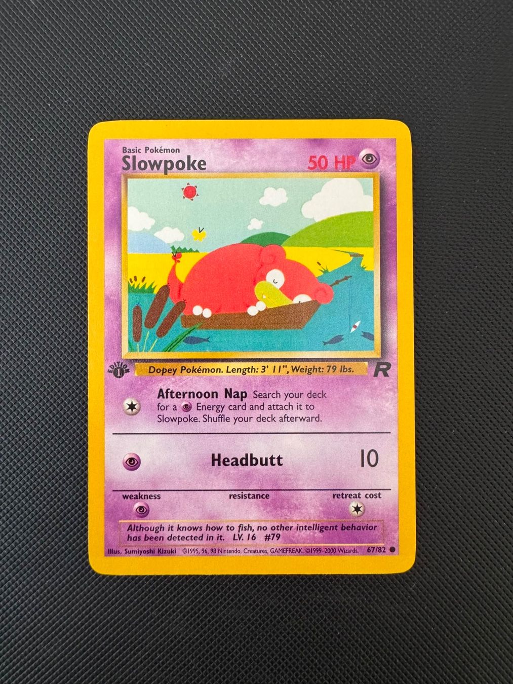 Pokémon Sammelbilder & Trading cards: Pokémon Slowpoke 1. Edition 67/82 – Gebraucht aus Seuzach von provenzano18