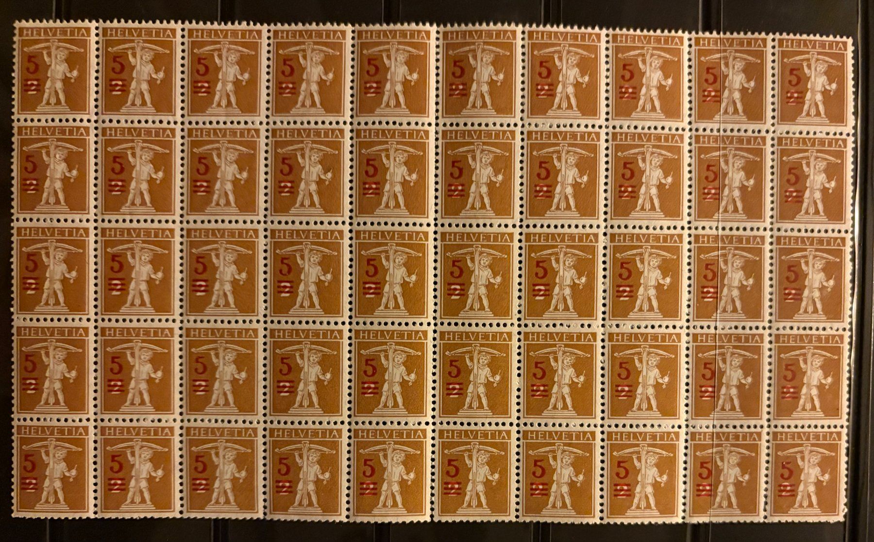 Tutti i francobolli: 50ER BOGEN TELL SOHN – Usato da Ostermundigen venduto da crazy-horse-1840