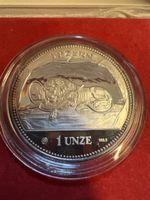 Münze 1 Unze Helvetiatale 1988 polierte Platte Silber 999.9
