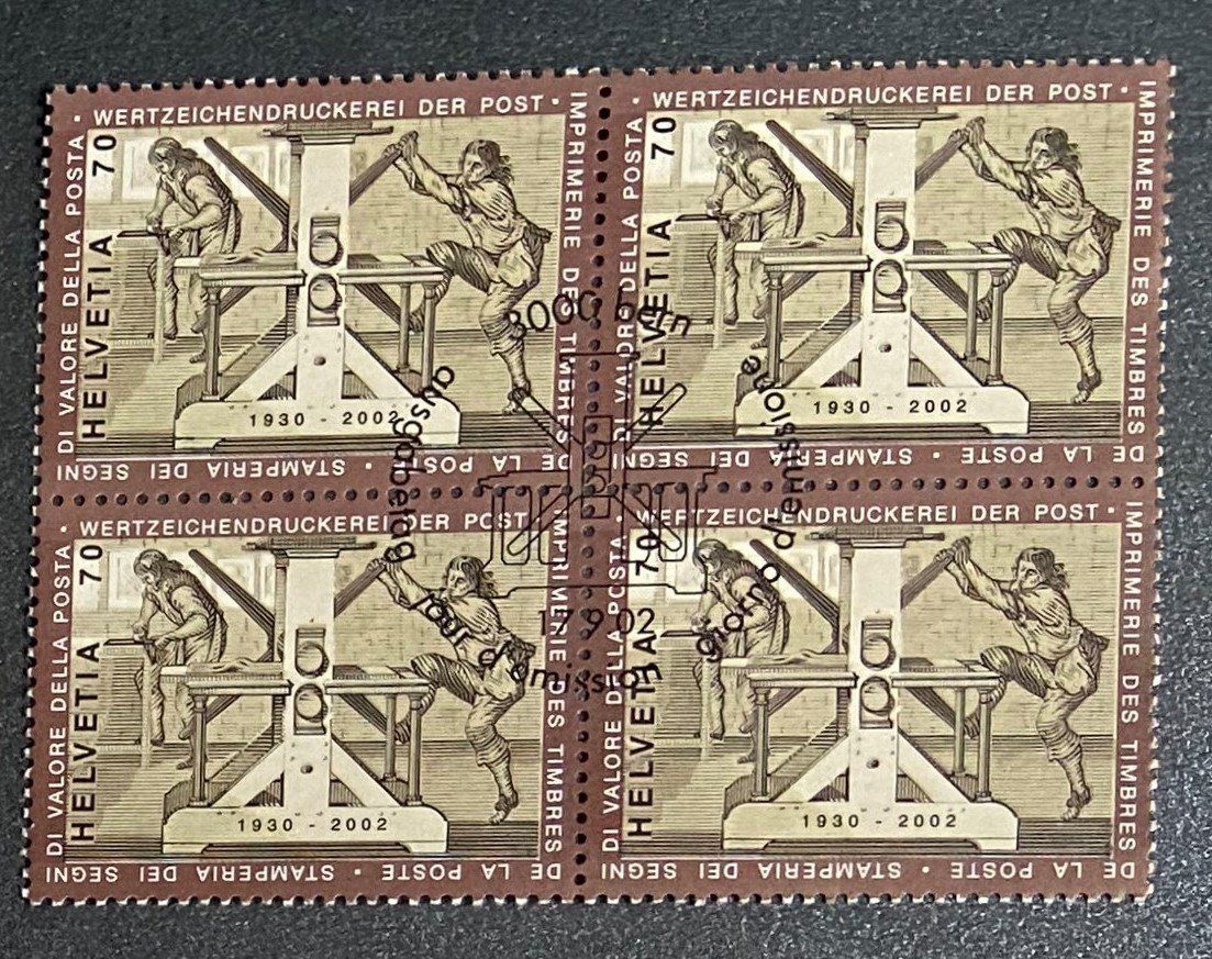 Alle Briefmarken: ET Freimarke   4er Blocks 2002 / 2003 – Gebraucht aus Böckten von Hansi36 2