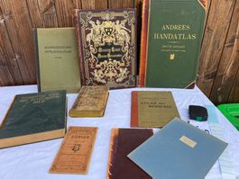 Alte Bcher Konvolut Andrees Handatlas Schulatlas, Nr 6