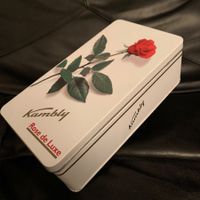 Kambly Dose "Rose de Luxe" - Limited Edition, Jahr 1991