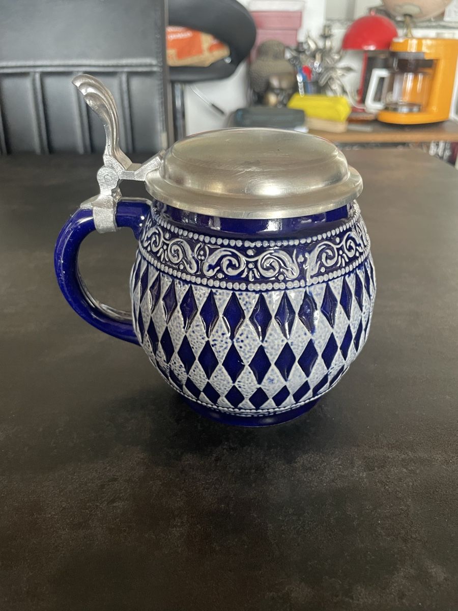 Bicchieri: Ancienne Chope à Bière Allemande W-Germany – Usato da Vallamand venduto da Bricbracbroc82 1