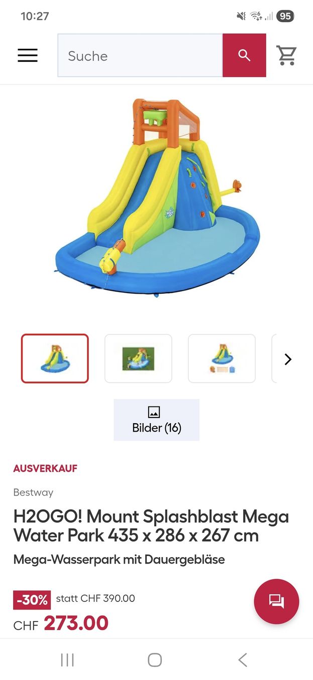 Bestway Piscine: Bestway H2OGO – Nuovo (secondo la descrizione) da Eschenbach SG venduto da Mazol
