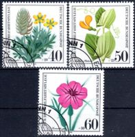 DEUTSCHE BUNDESPOST 1980 GEFÄRDETE PFLANZEN GEST. - DAY139