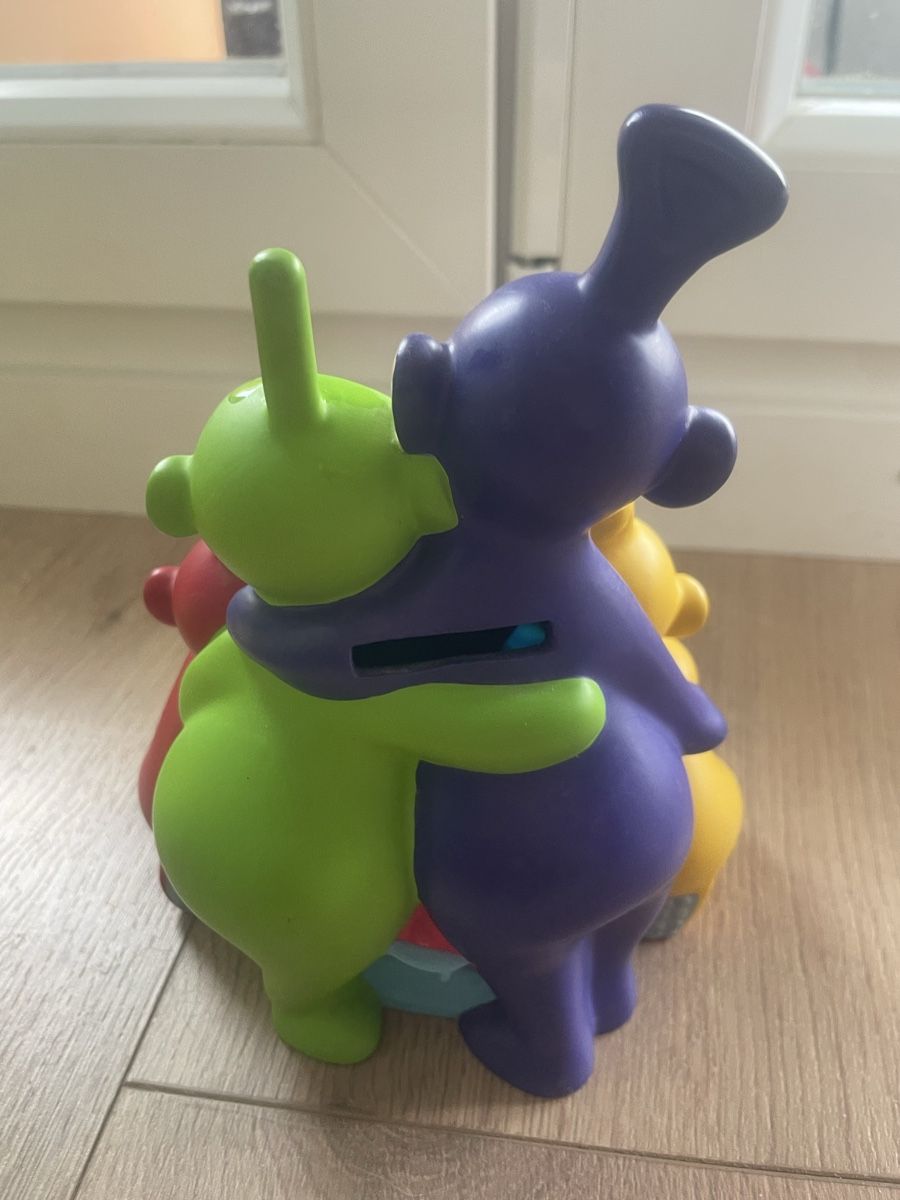 Bullyland Salvadanai: Original "Bullyland", (1996) Teletubbies Sparkasse/ Kässeli – Usato da Günsberg venduto da MorningEgg22 2