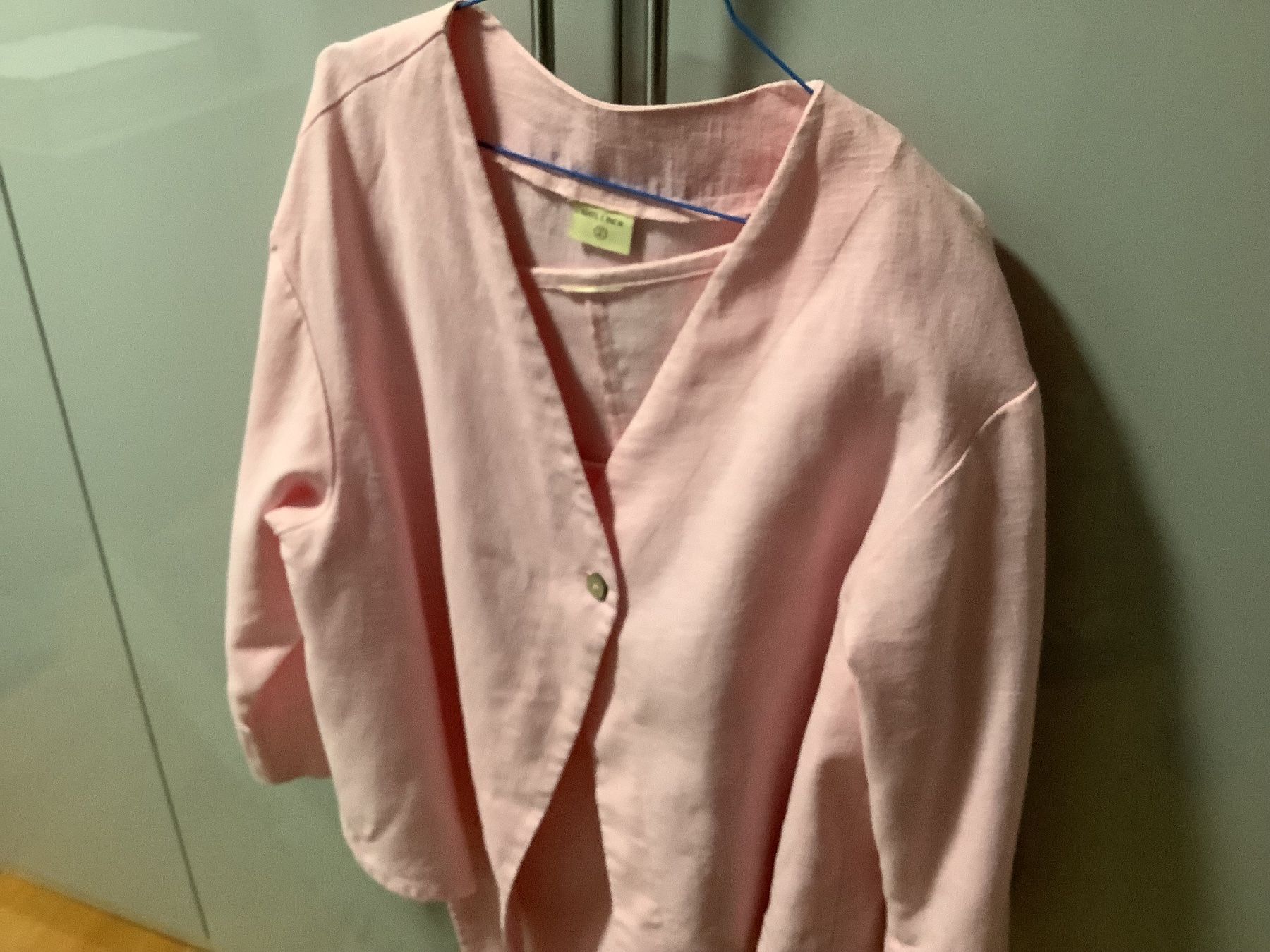 Giacche: Rosa Leinenjacke mit passendem Top – Usato da Buch SH venduto da bri_hpp2 5