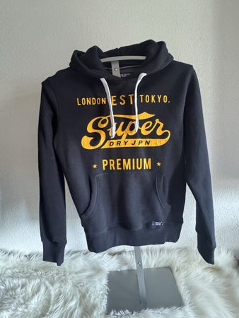 Superdry Hoodie Schwarz, Grösse L - Top Zustand!