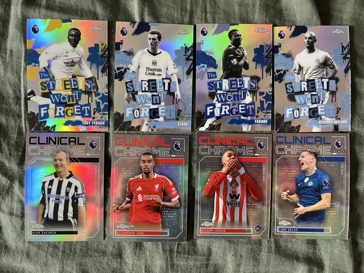 Topps Carte collezionabili: Topps Chrome Premier League 2025/26 Insert Karten – Nuovo (secondo la descrizione) da Dornach venduto da Raulgp7