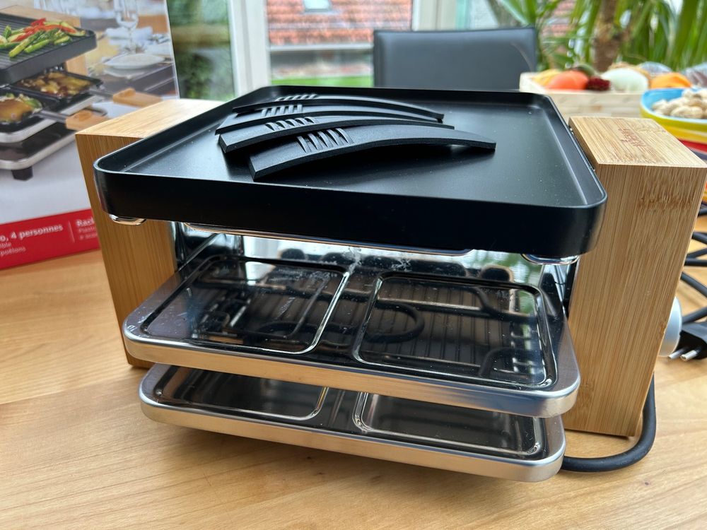 Tischgrill/ Raclette Koenig Bamboo (Gebraucht) in für CHF 23 – mit ...