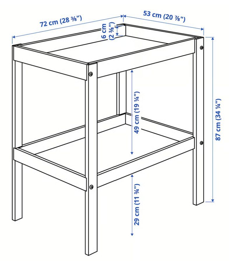 Ikea Tables à langer & accessoires: Ikea Sniglar Wickeltisch – D'occasion à Basel par iam_kf6k 1