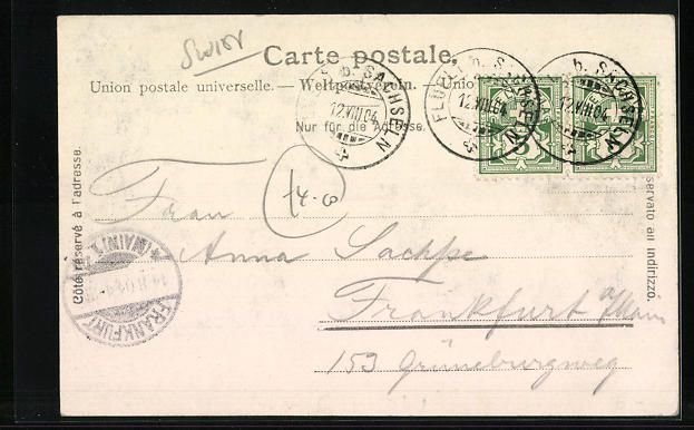 Cartoline postali: AK Ranft, Idyllische Aussicht – Usato da Berlin venduto da bartko-reher 1