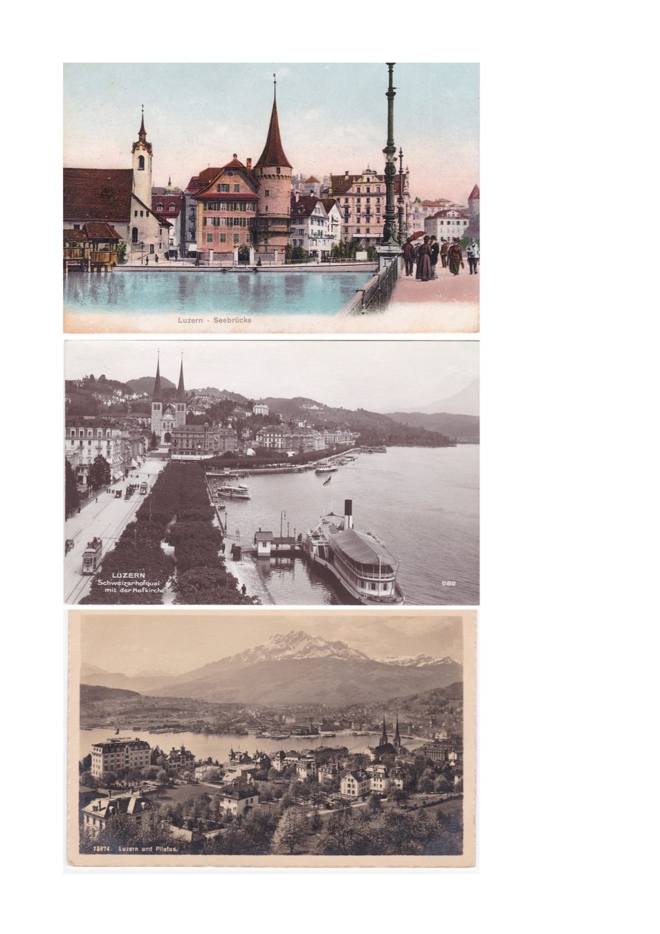 Cartoline postali: Konvolut Luzern – Usato da Baar venduto da dokuba